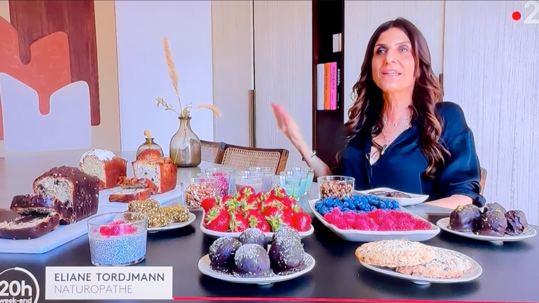 Extrait du passage d'Eliane Tordjmann au JT de France 2